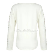 Dolcezza 'Beautiful' Sweater Top - Style 72150 (Off-White)