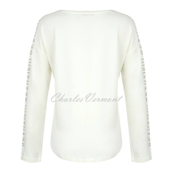 Dolcezza 'Beautiful' Sweater Top - Style 72150 (Off-White)
