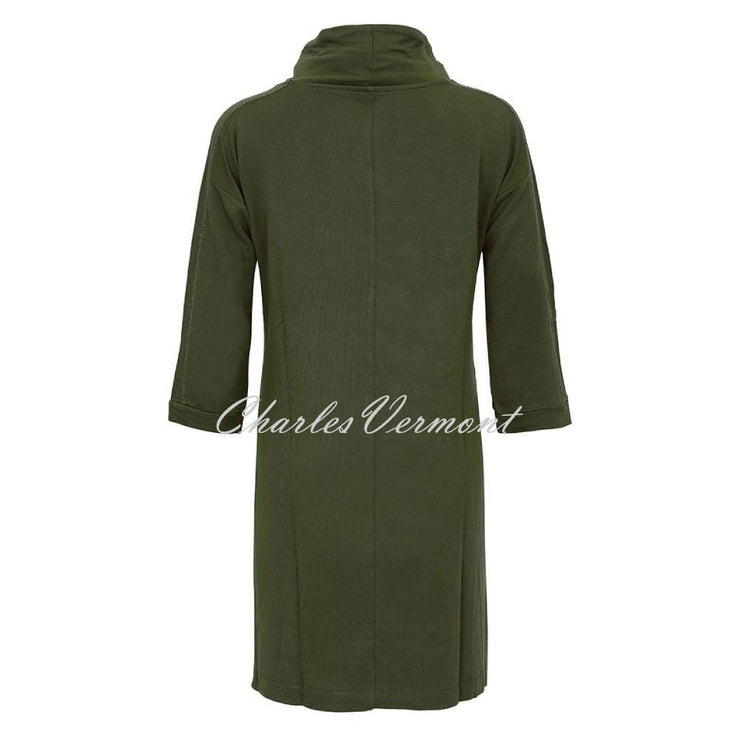 Dolcezza Cowl Neck Dress - Style 72153 (Khaki)