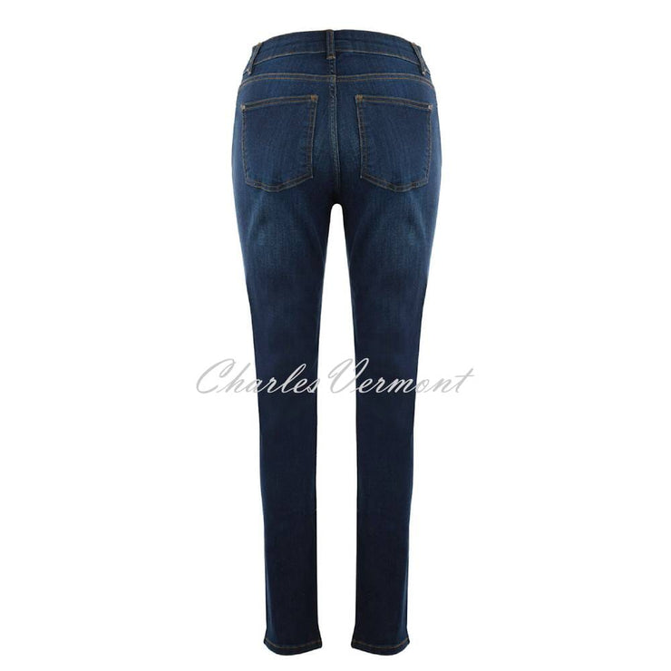 Dolcezza Jean with Sparkle Rhinestone Sides - Style 72404 (Denim Blue)