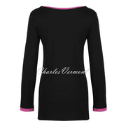 Dolcezza Tunic Top with Black Diamante Detail - Style 72622