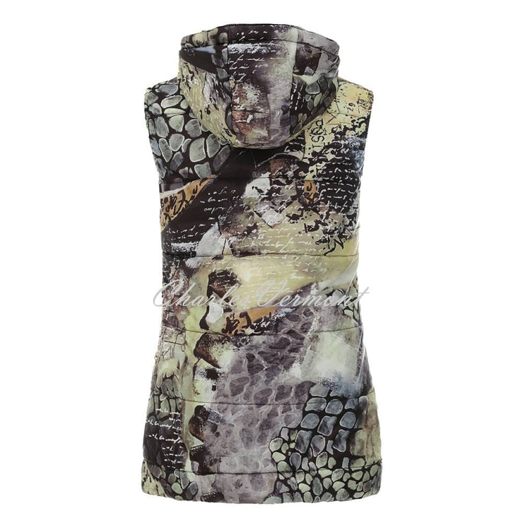 Dolcezza Longline Hooded Gilet - Style 72824