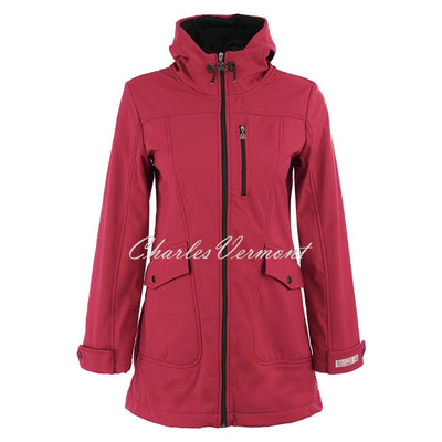 Dolcezza Coat with Ultra Thin Fleece Lining - Style 72863 (Red)