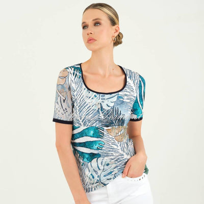 Dolcezza Short Sleeve Top - Style 23640