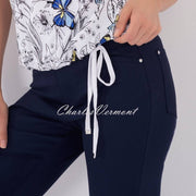 Dolcezza Cropped Trouser – Style 22203 (Navy)