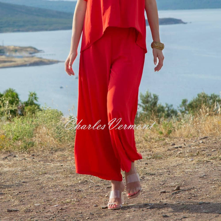 EverSassy Palazzo Trouser – Style 62357 (Coral)