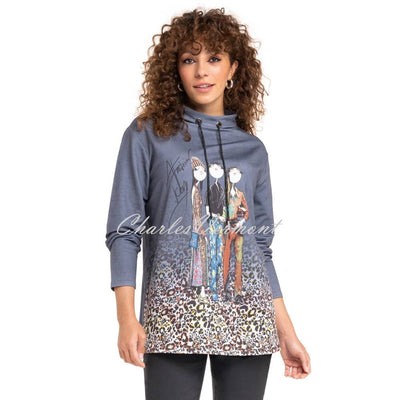 Doris Streich Sweater Top with Drawstring - Style 368123-56
