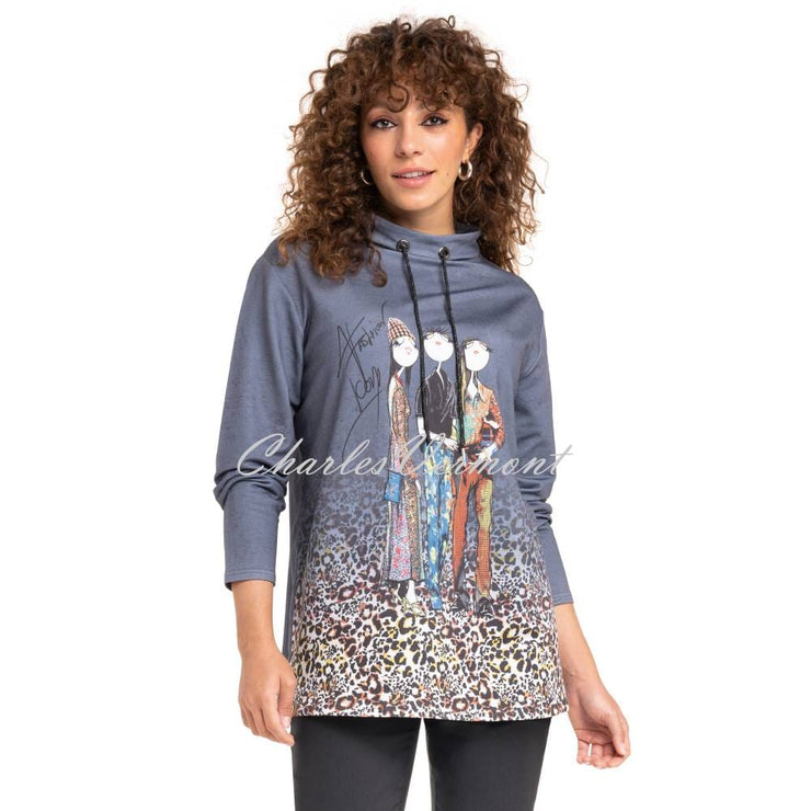 Doris Streich Sweater Top with Drawstring - Style 368123-56