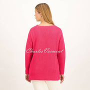 Just White Sweater - Style J1399-340 (Hibiscus Pink)