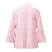 Just White Cardigan - Style J1400-310 (Rose Pink)