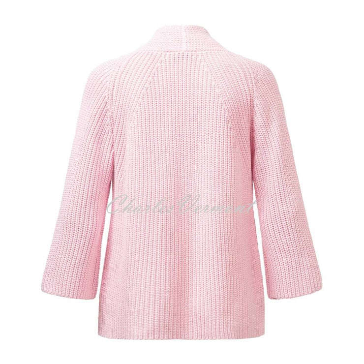Just White Cardigan - Style J1400-310 (Rose Pink)