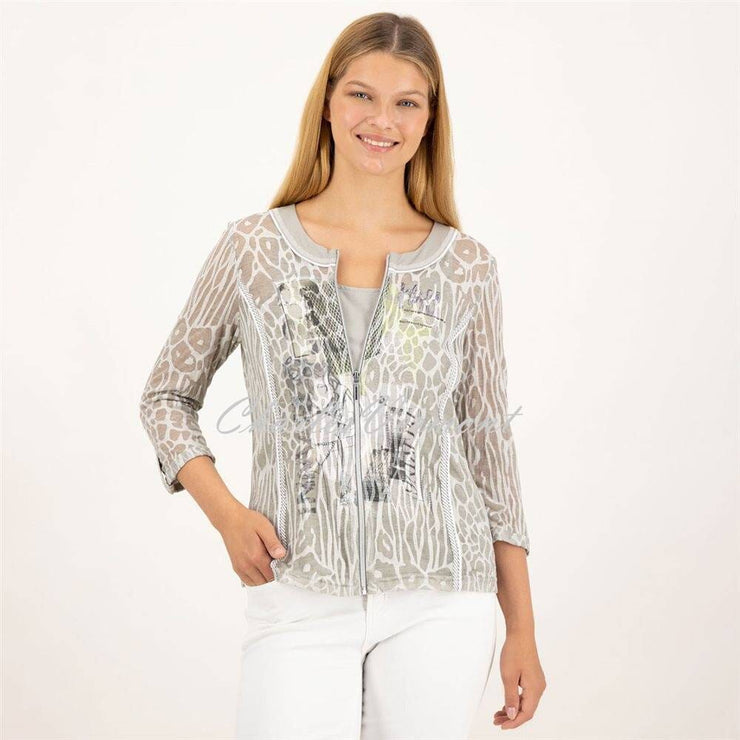 Just White Lightweight Jacket - Style J1652