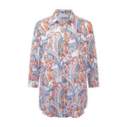 Just White Paisley Blouse - Style J1656