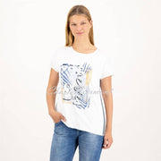 Just White Printed Top - Style J1707