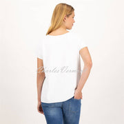 Just White Printed Top - Style J1707