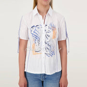 Just White Blouse - Style J1708