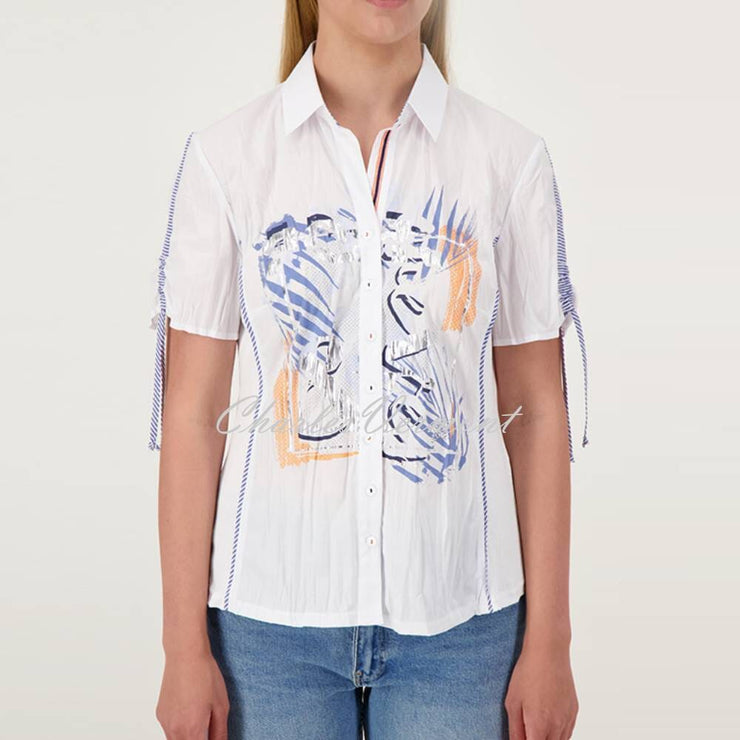 Just White Blouse - Style J1708
