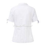 Just White Blouse - Style J1708