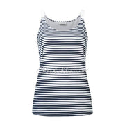 Just White Striped Camisole Top - Style J1714 (Navy/White)