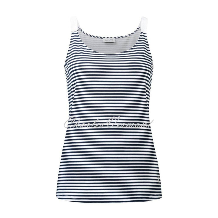 Just White Striped Camisole Top - Style J1714 (Navy/White)