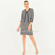 Dolcezza Striped Cover Up Jacket - Style 23106