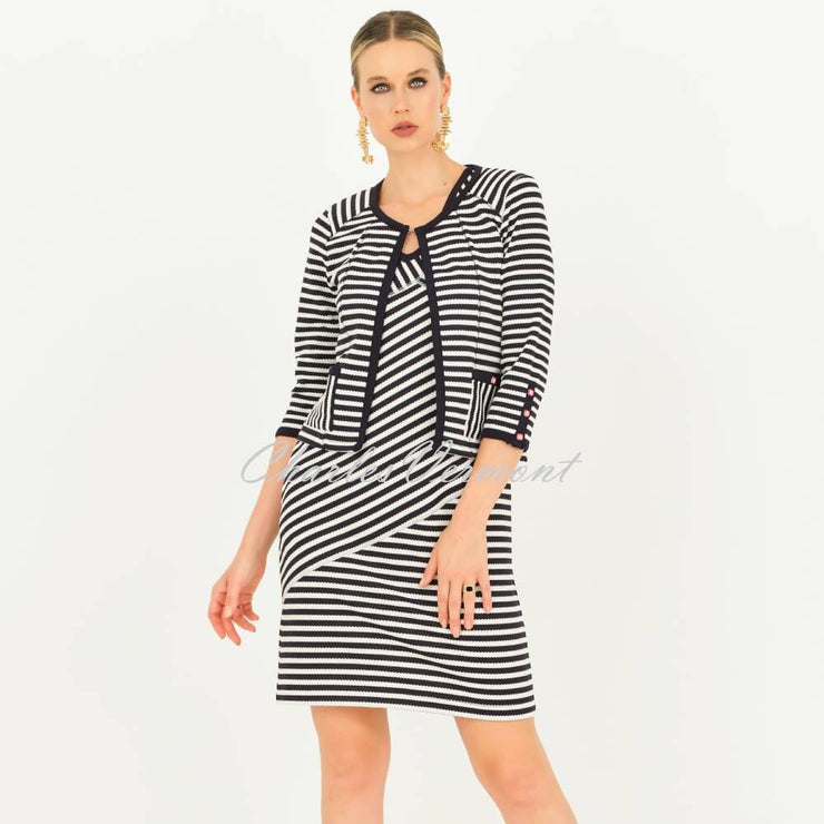 Dolcezza Striped Jacket - Style 23106