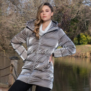 Dolcezza Padded Coat - Style 72810 (Taupe)