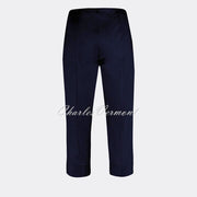 Robell Marie 07 – Cotton Rich Capri Trouser 51664-54056-69 (Navy)