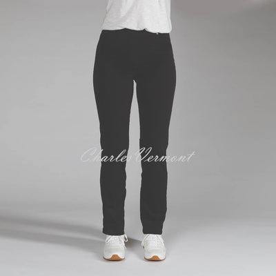 Robell Marie Full Length Trouser 51414-54362-95 (Grey Velvet)