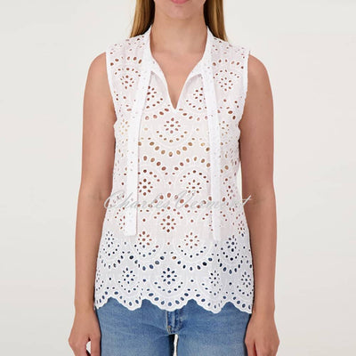 Just White Blouse - Style Y1535
