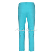 Dolcezza Cropped Trouser – Style 22203 (Turquoise)