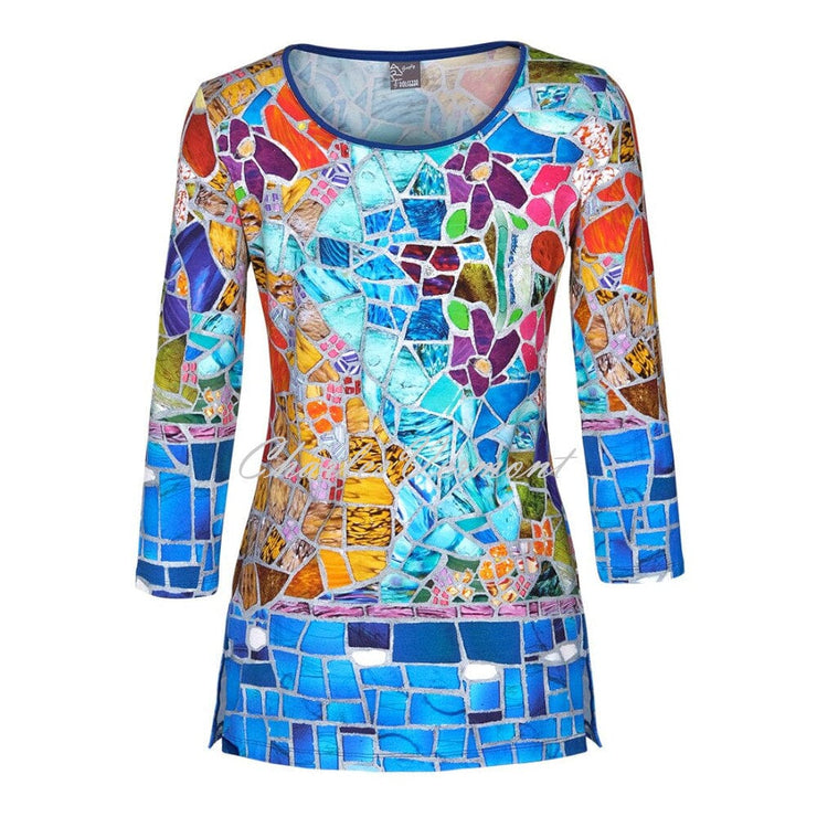 Dolcezza Long-Line Tunic Top – Style 22632