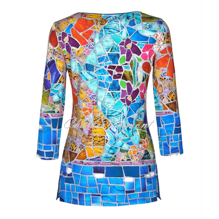 Dolcezza Long-Line Tunic Top – Style 22632