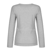 Dolcezza Soft Knit Sweater – Style 71184 (Grey)