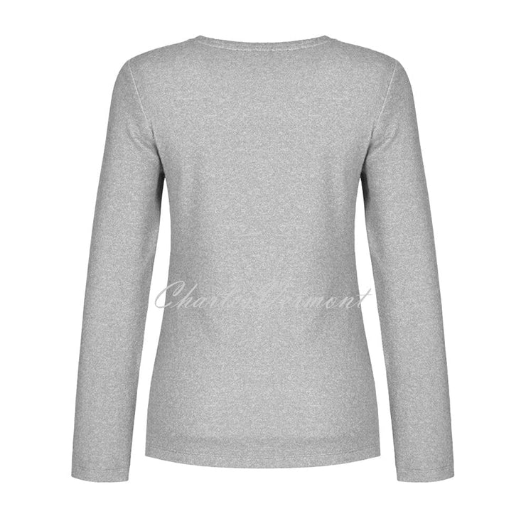 Dolcezza Soft Knit Sweater – Style 71184 (Grey)