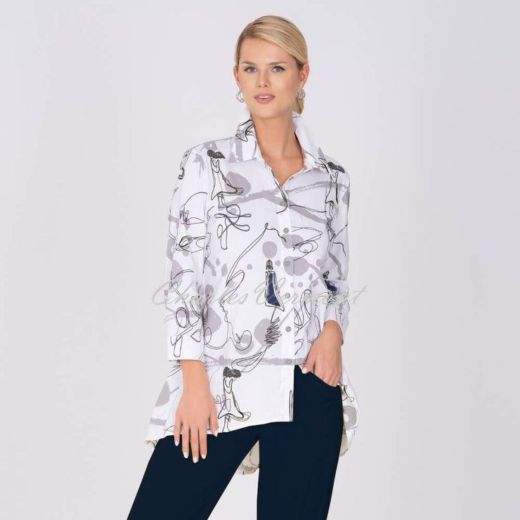 EverSassy Blouse – Style 62652 (Navy)