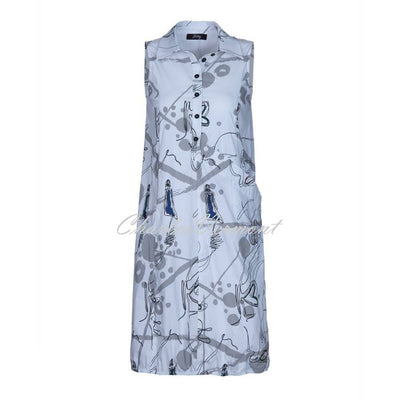 EverSassy Sleeveless Dress – Style 62654 (Navy)