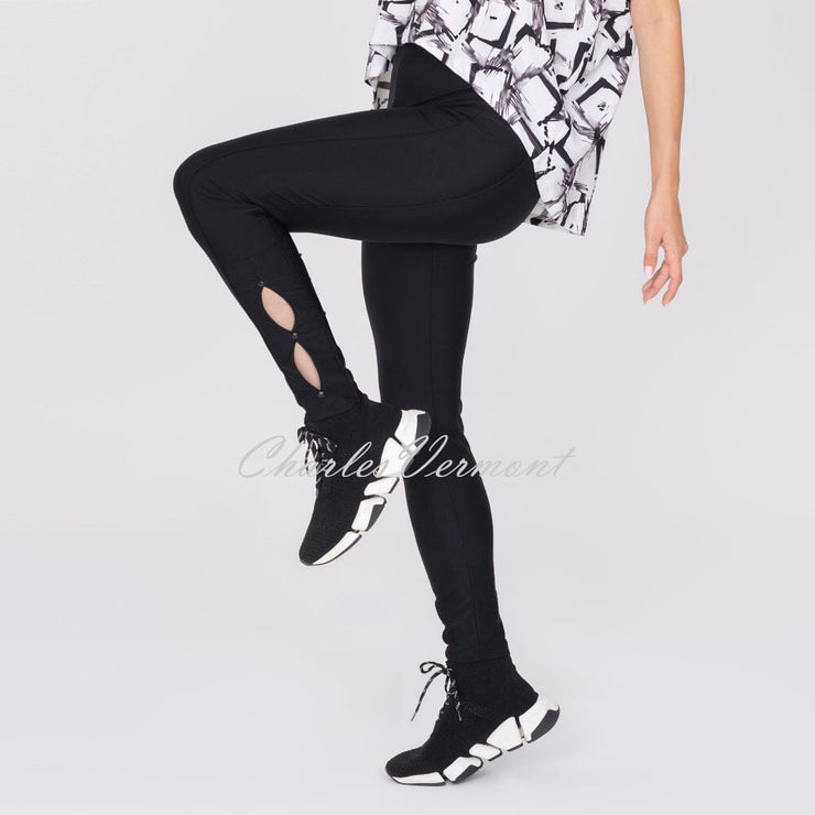 EverSassy Legging with Ankle Cut-out – Style 62804 (Black