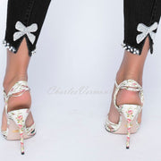 Frank Lyman Black Jean (Diamante Bow Hem) – Style 191116U