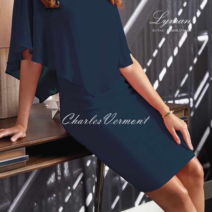 Frank Lyman Dress – Style 198199 (Midnight Blue)