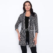 Frank Lyman Animal Print Cover Up Jacket – Style 203379