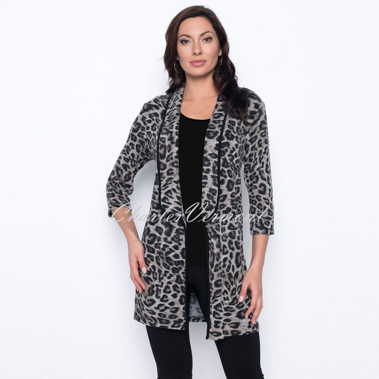 Frank Lyman Animal Print Cover Up Jacket – Style 203379