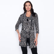 Frank Lyman Animal Print Cover Up Jacket – Style 203379