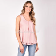 Frank Lyman Top – Style 211244 (Blush Pink)