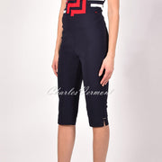 Frank Lyman Capri Trouser – Style 211364 (Midnight Blue)