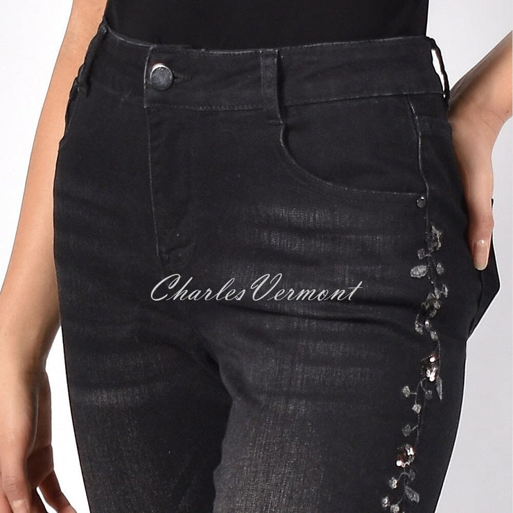 Frank Lyman Jean with Sequin Vine Decoration – Style 213128U