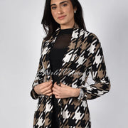 Frank Lyman Houndstooth Cover Up Jacket – Style 214566
