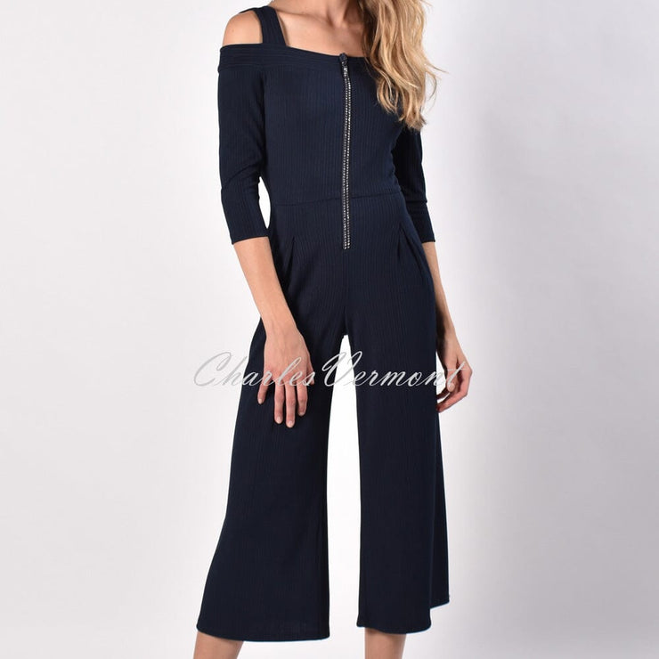 Frank Lyman Jumpsuit – Style 216310 (Navy Blue)