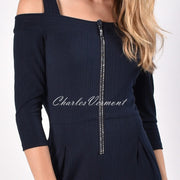 Frank Lyman Jumpsuit – Style 216310 (Navy Blue)