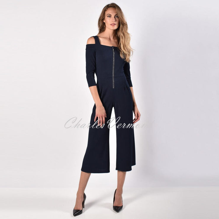 Frank Lyman Jumpsuit – Style 216310 (Navy Blue)